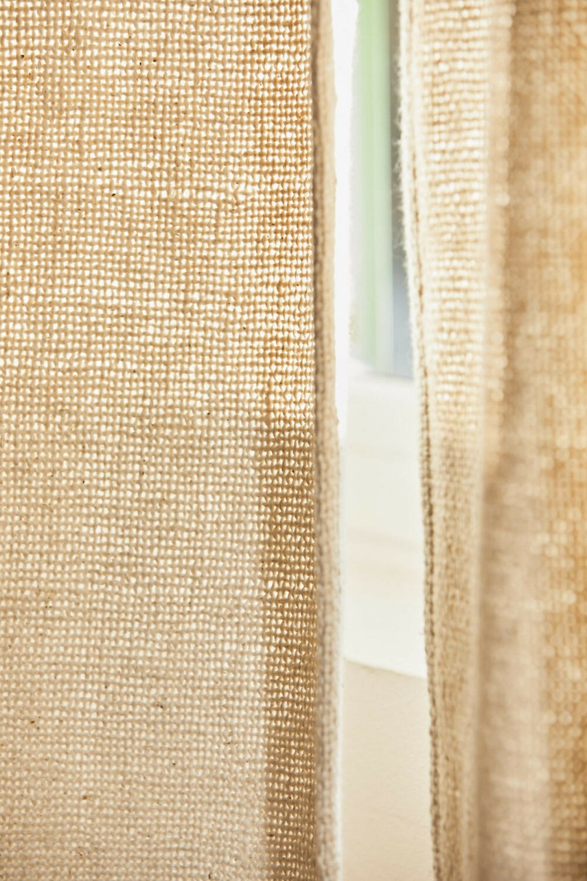 Κουρτίνα ντους Calma House 140 x 280 cm χρώμα: μπεζ φωτογραφία