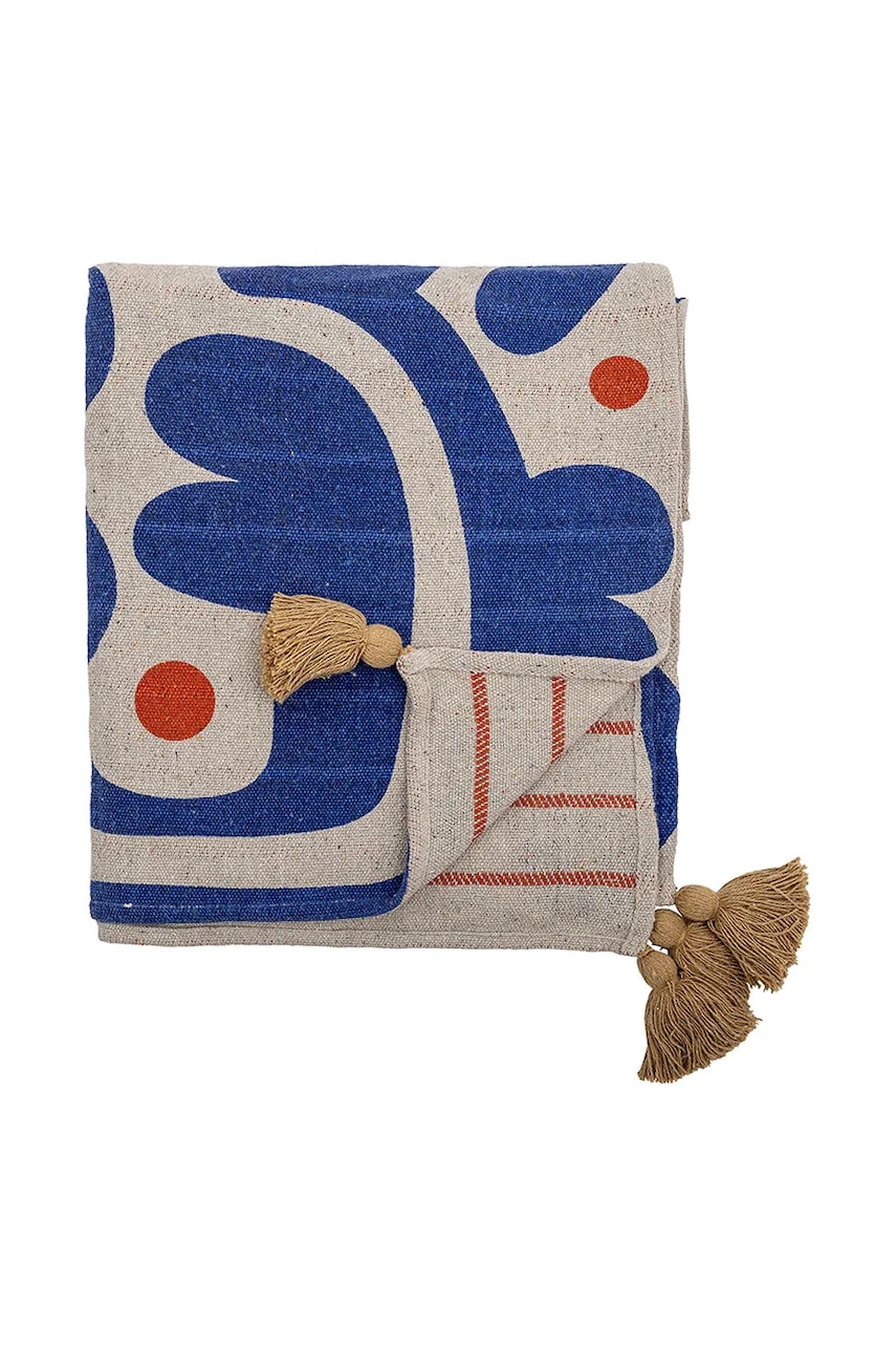 Bloomingville pătură de bumbac Eviaya 160 x 130 cm