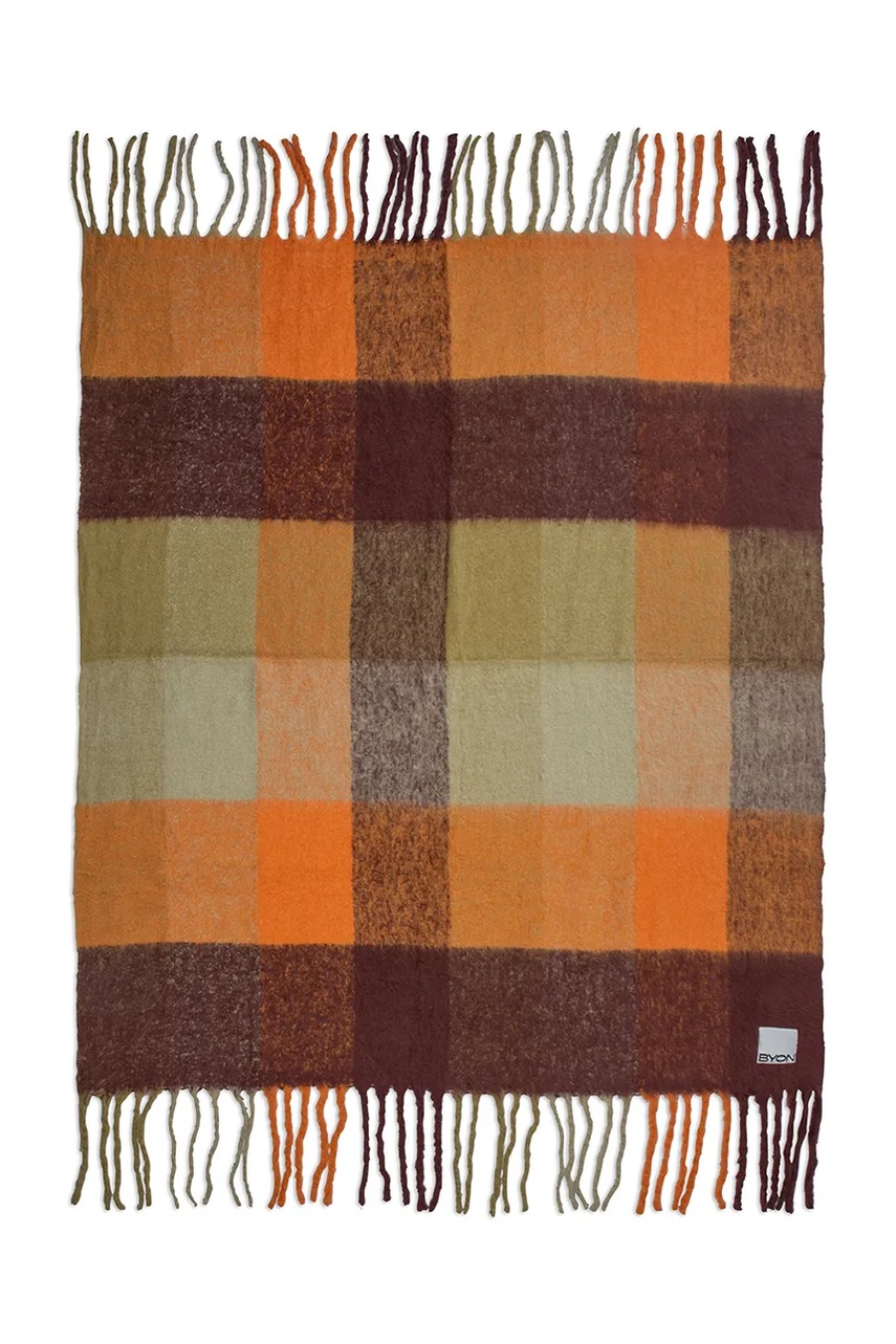 Κάλυμμα κρεβατιού με μείγμα μαλλιού Byon Check χρώμα: πολύχρωμο φωτογραφία