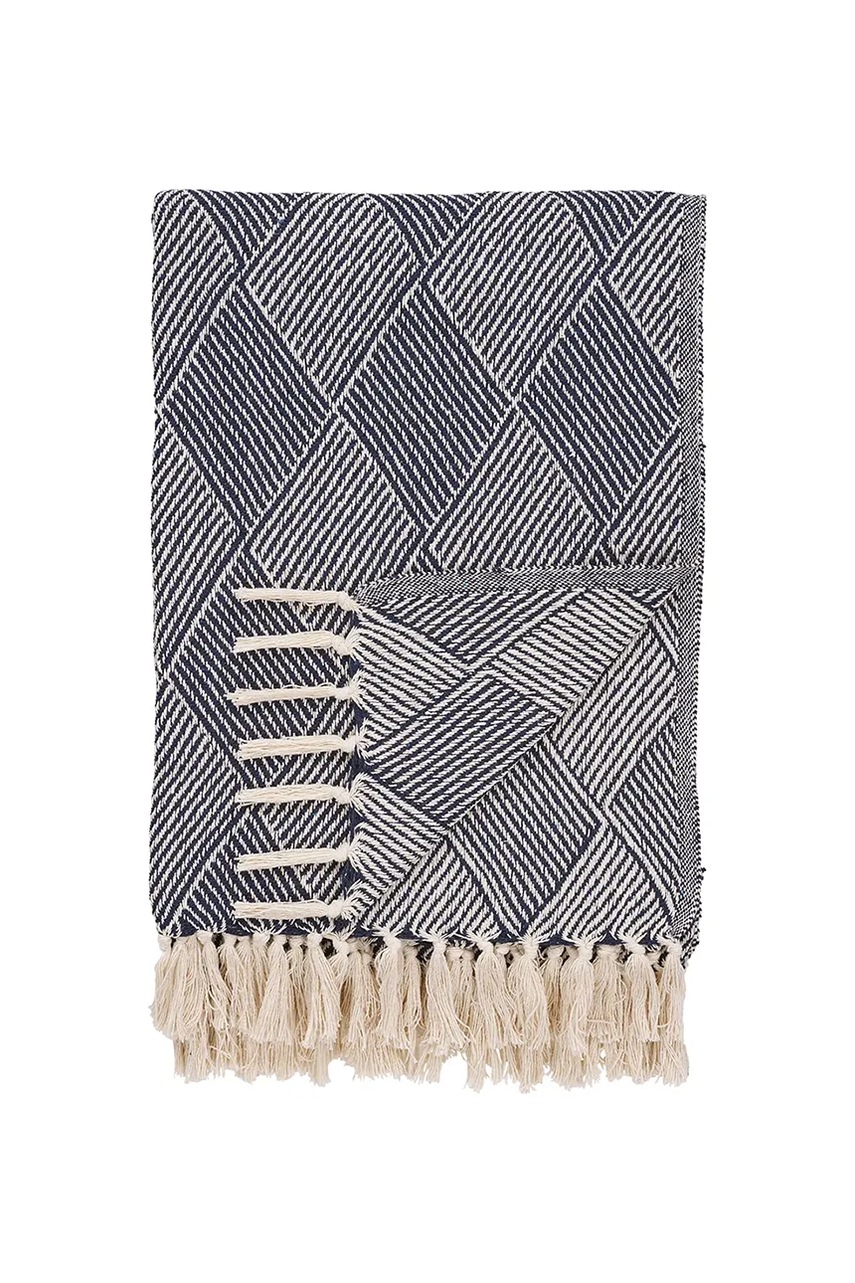 House Nordic pătură Izmir culoarea bleumarin