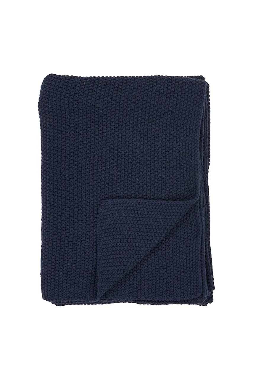 House Nordic carouri de bumbac Santos culoarea albastru marin