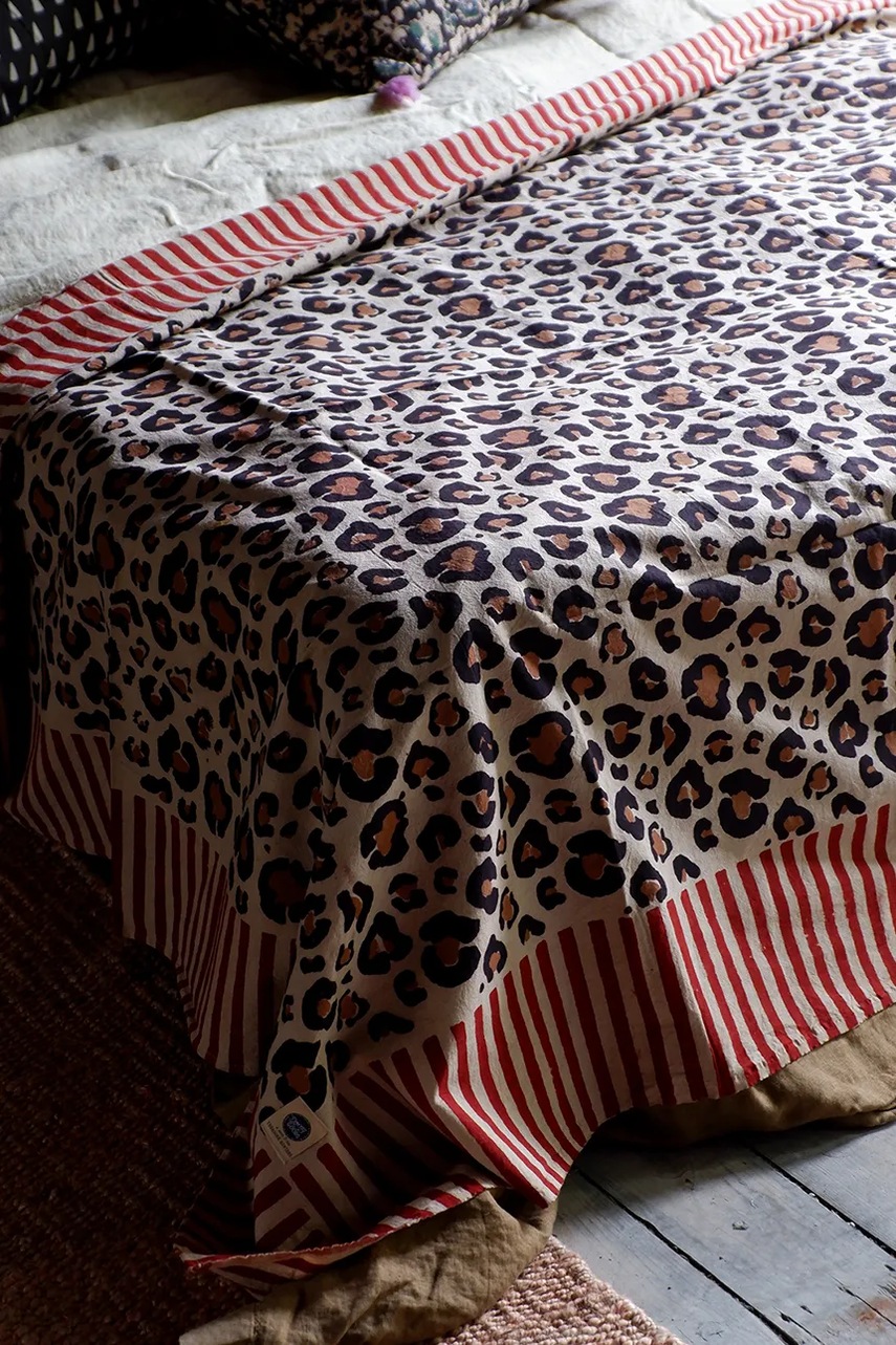 Doing Goods Bavlněný přehoz Doing Goods Leopard Single 220 x 140 cm (obrázek 6)