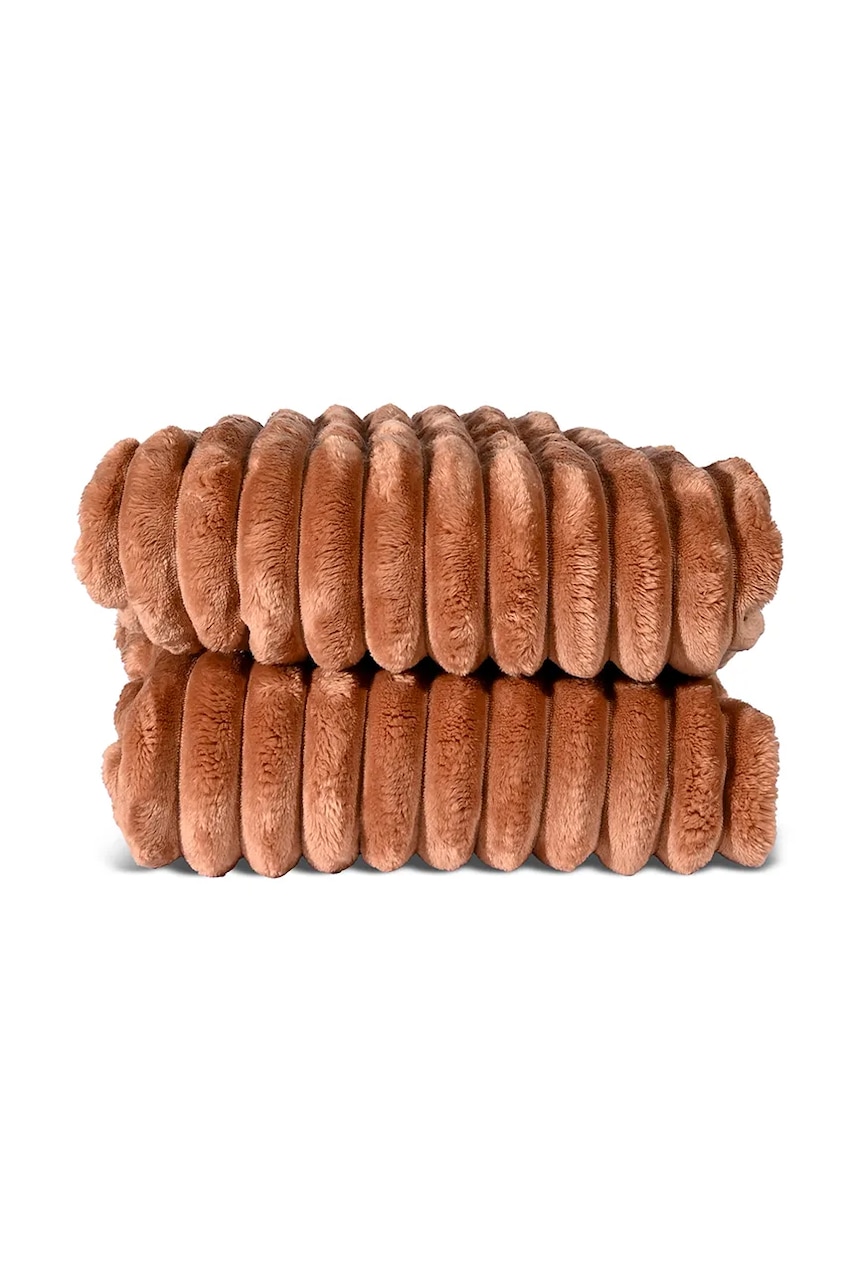 Sagaform pătură Esther 130 x 170 cm culoarea portocaliu