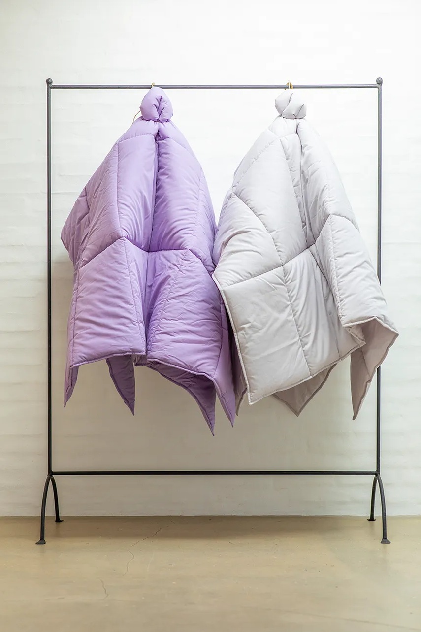 Βαμβακερό κάλυμμα Bongusta Puffy 150 x 200 cm χρώμα: γκρι φωτογραφία