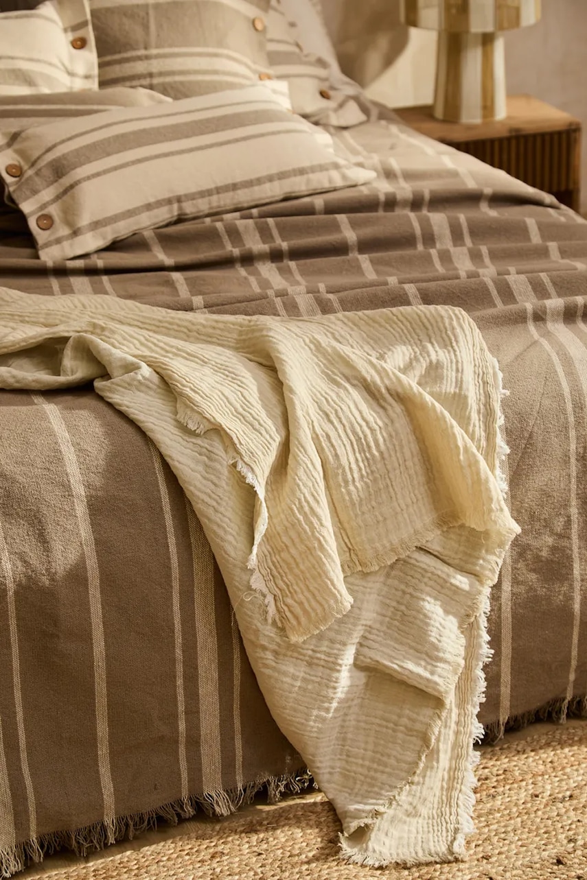 Bavlněný přehoz Calma House Layer 120 x 180 cm