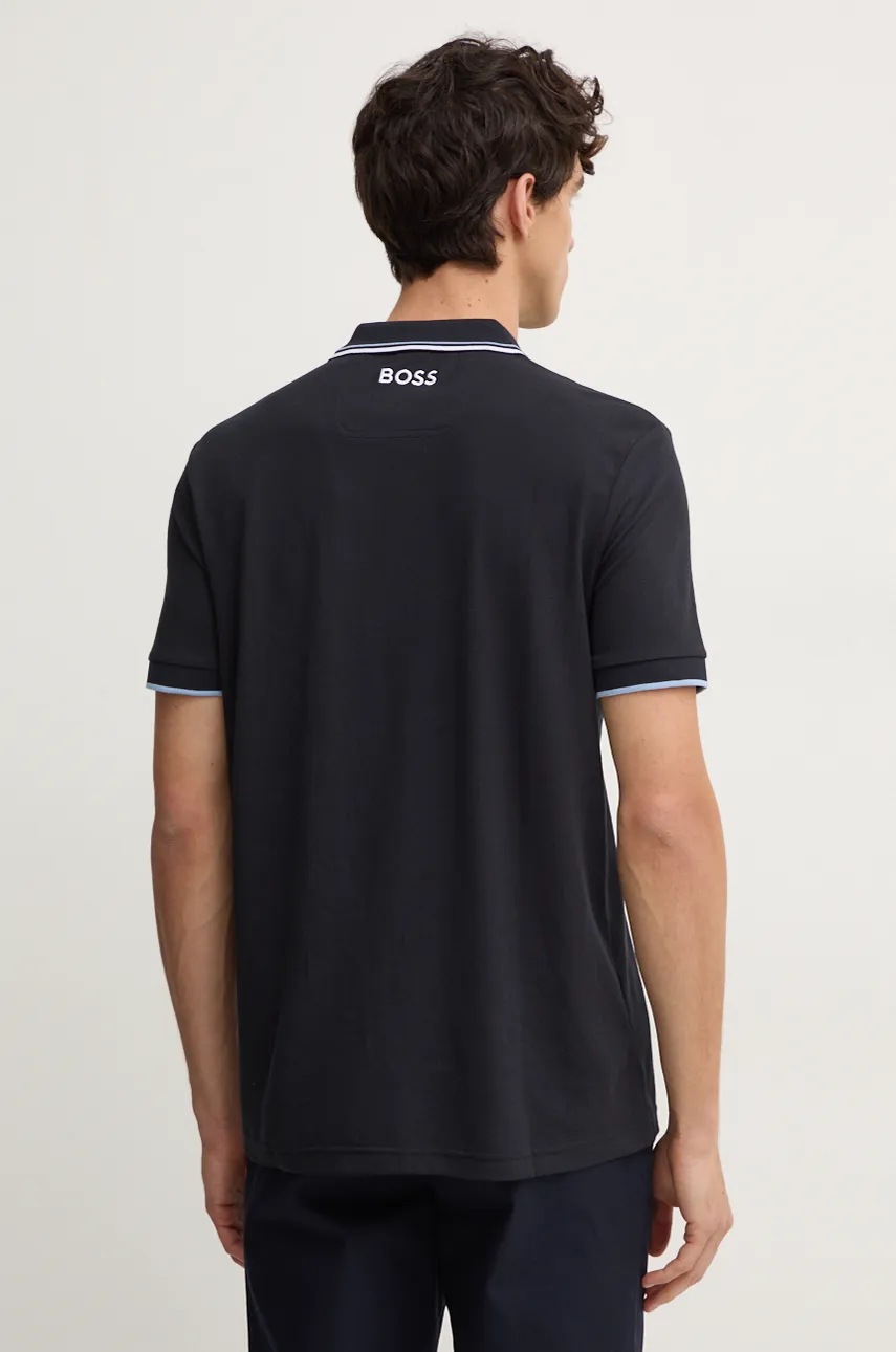 Πόλο Boss Green χρώμα: ναυτικό μπλε, 50469102 φωτογραφία