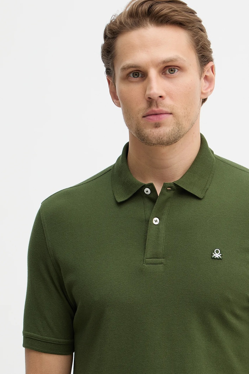 United Colors of Benetton polo tričko pánske bavlnené s elastanom