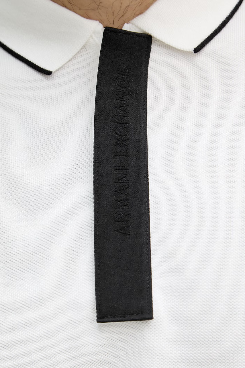 Armani Exchange polo tričko pánske bavlnené