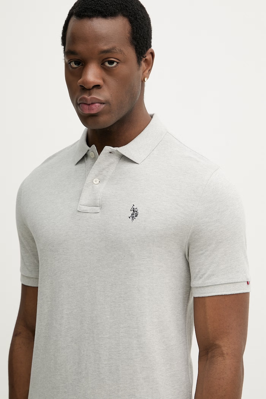 U.S. Polo Assn. polo tričko pánske bavlnené DHM PIQUE