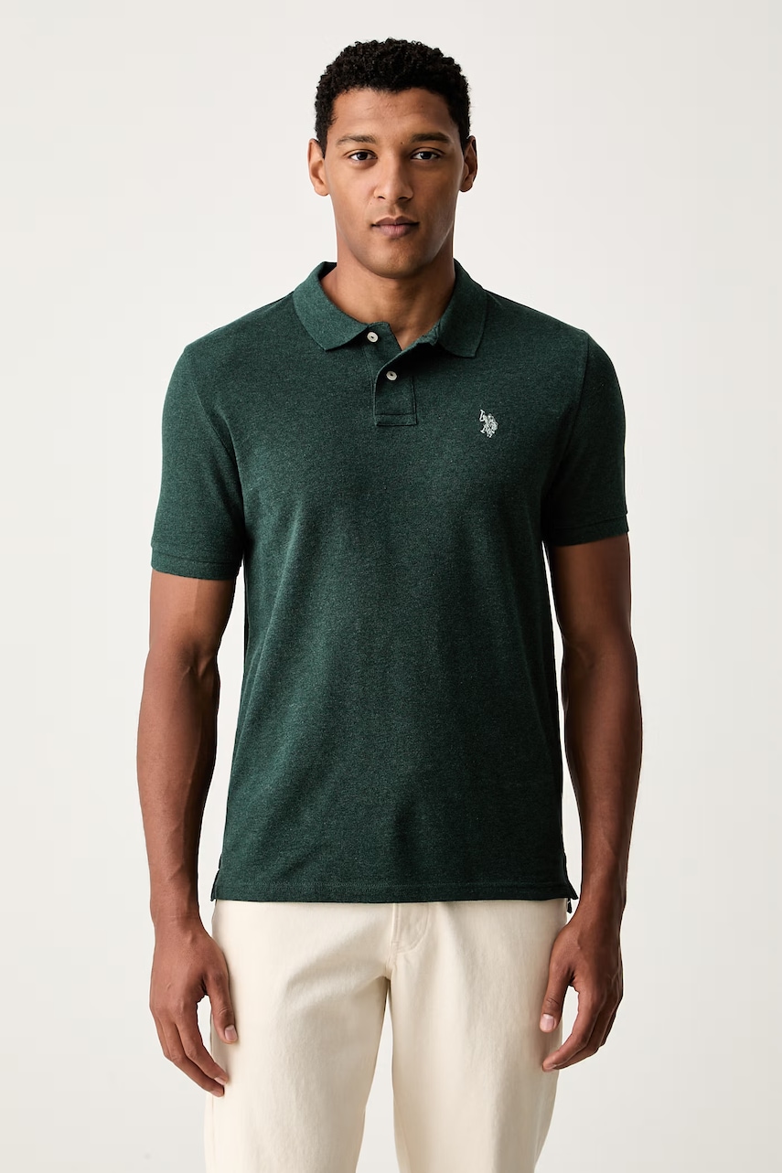 U.S. Polo Assn. polo pentru bărbați din bumbac DHM PIQUE