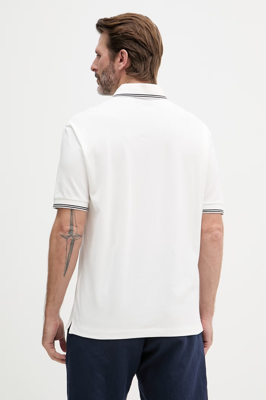 Armani Exchange pánské polo bavlněné s elastanem (obrázek 3)