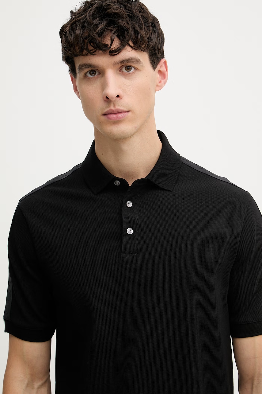 Armani Exchange polo pánské bavlněné