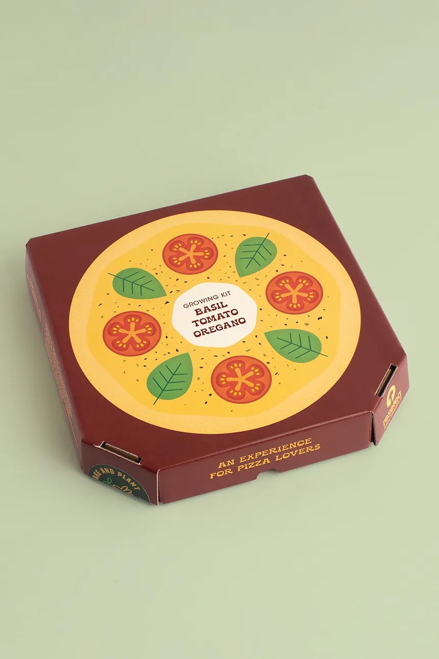 RESETEA set pentru cultivarea plantelor Pizza Lovers EN 21,5 x 21,5 x 3,5 cm