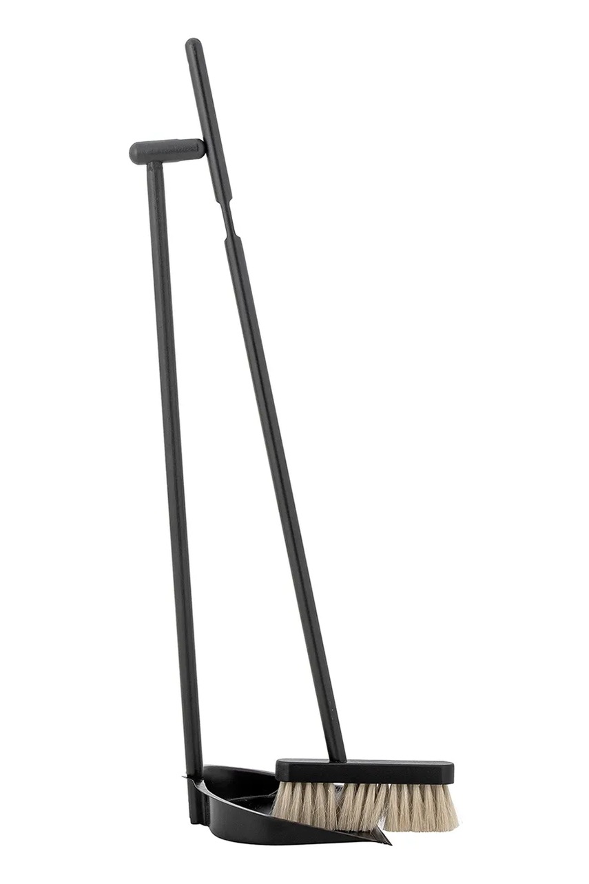 Σκούπα και φαράσι Bloomingville Cleaning Dustpan & Broom χρώμα: μαύρο φωτογραφία