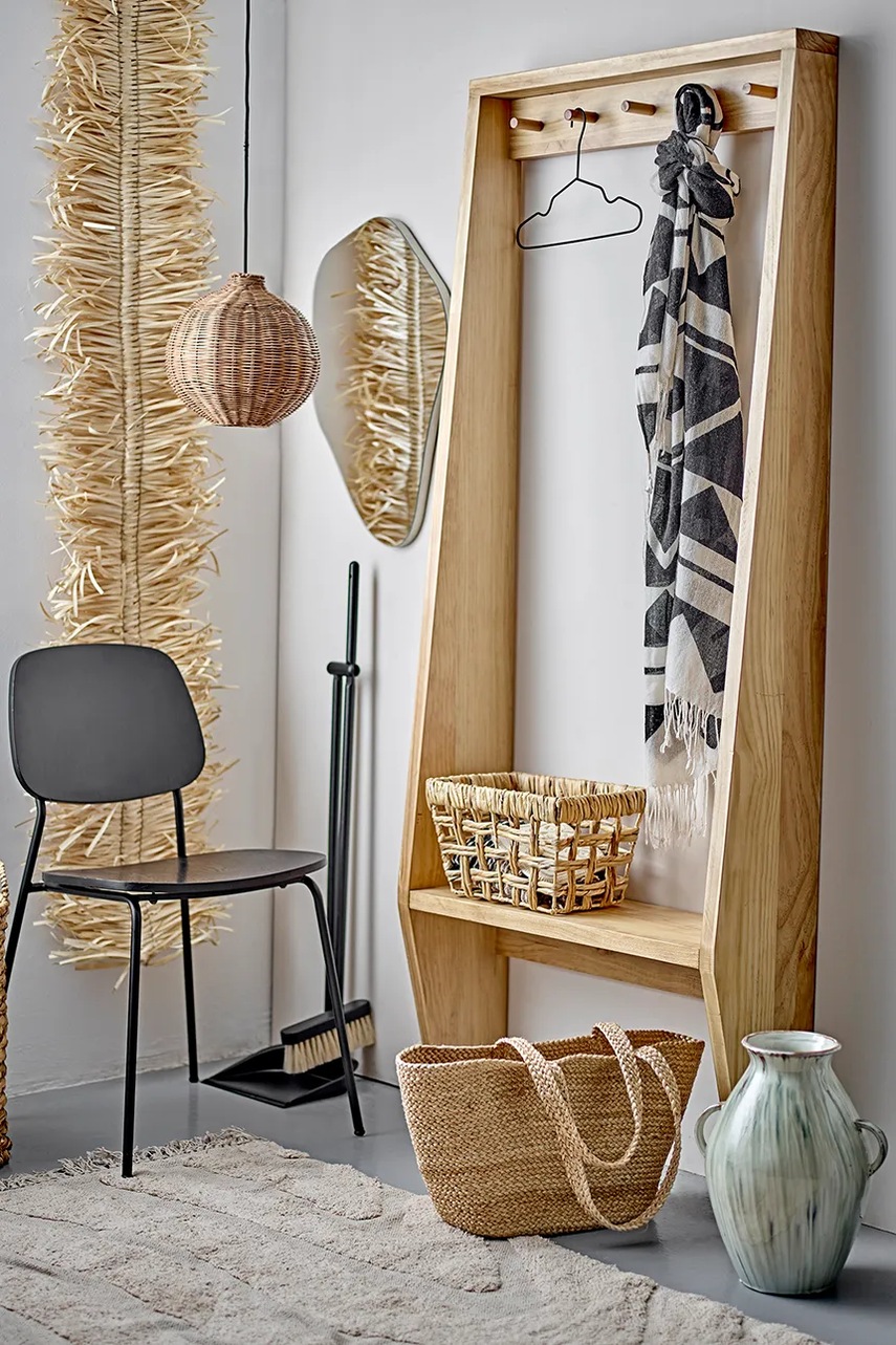 Σκούπα και φαράσι Bloomingville Cleaning Dustpan & Broom χρώμα: μαύρο φωτογραφία