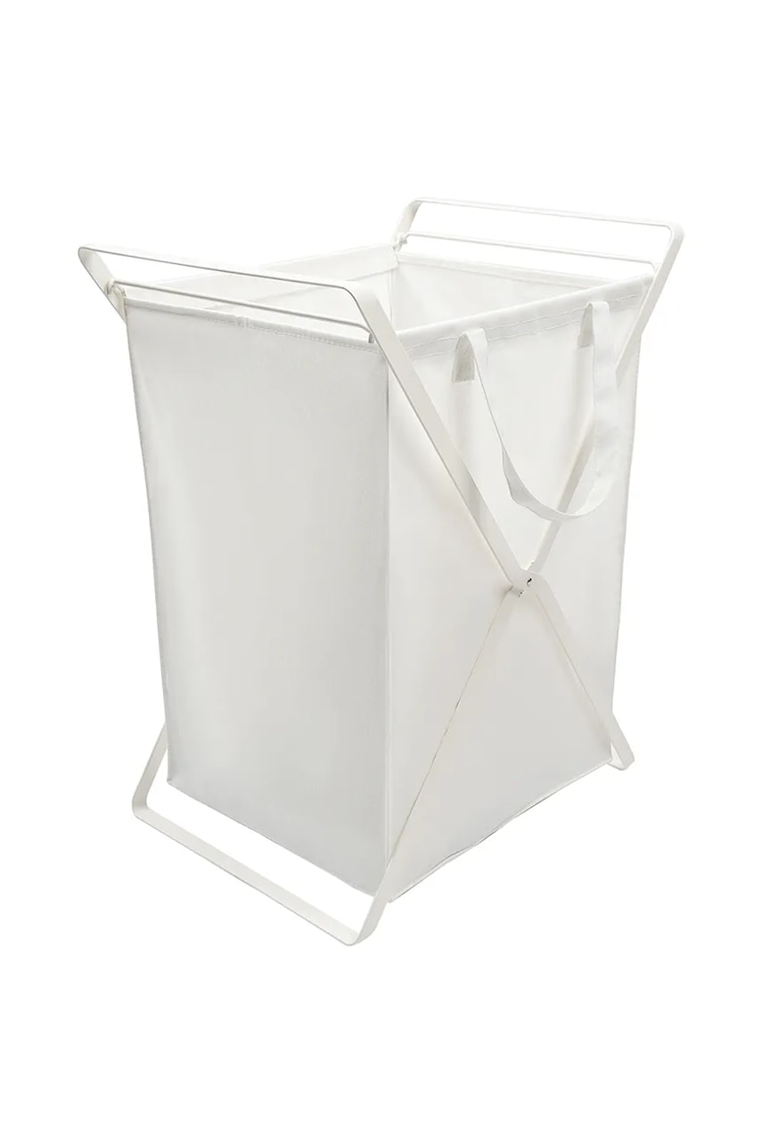 Levně Koš na prádlo Yamazaki Tower 45 L bílá barva