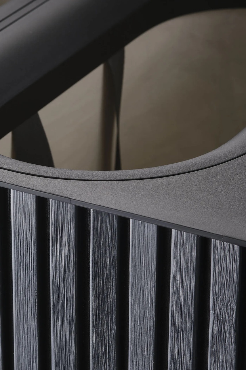 Καλάθι άπλυτων Joseph Joseph Tota Trio Luxe 90 L χρώμα: μαύρο φωτογραφία