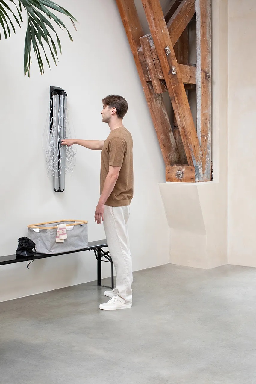 Θήκη για πιστολάκι Brabantia WallFix 24m φωτογραφία