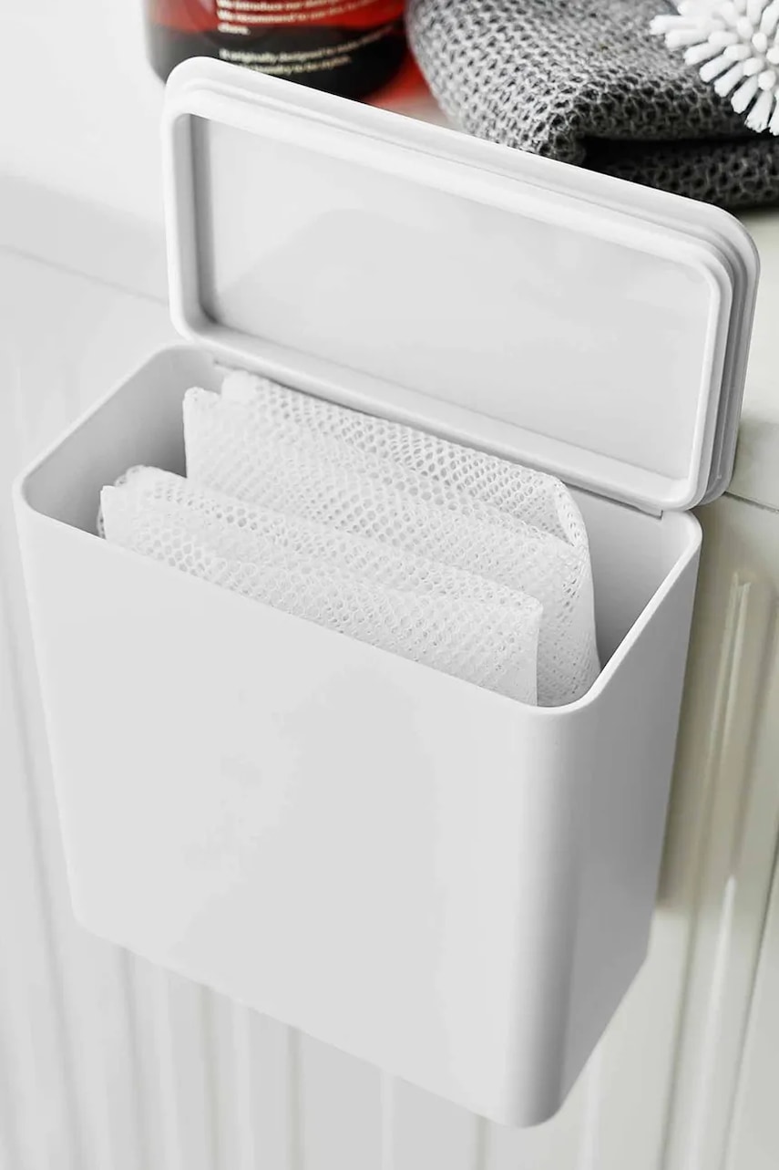 Yamazaki δοχείο για αποθήκευση από πλαστικό 17 x 9,5 x 17 cm φωτογραφία