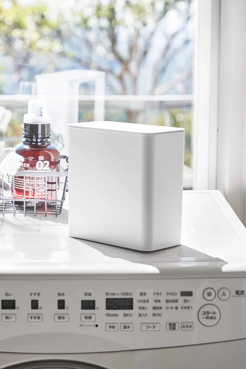 Yamazaki δοχείο για αποθήκευση από πλαστικό 17 x 9,5 x 17 cm φωτογραφία