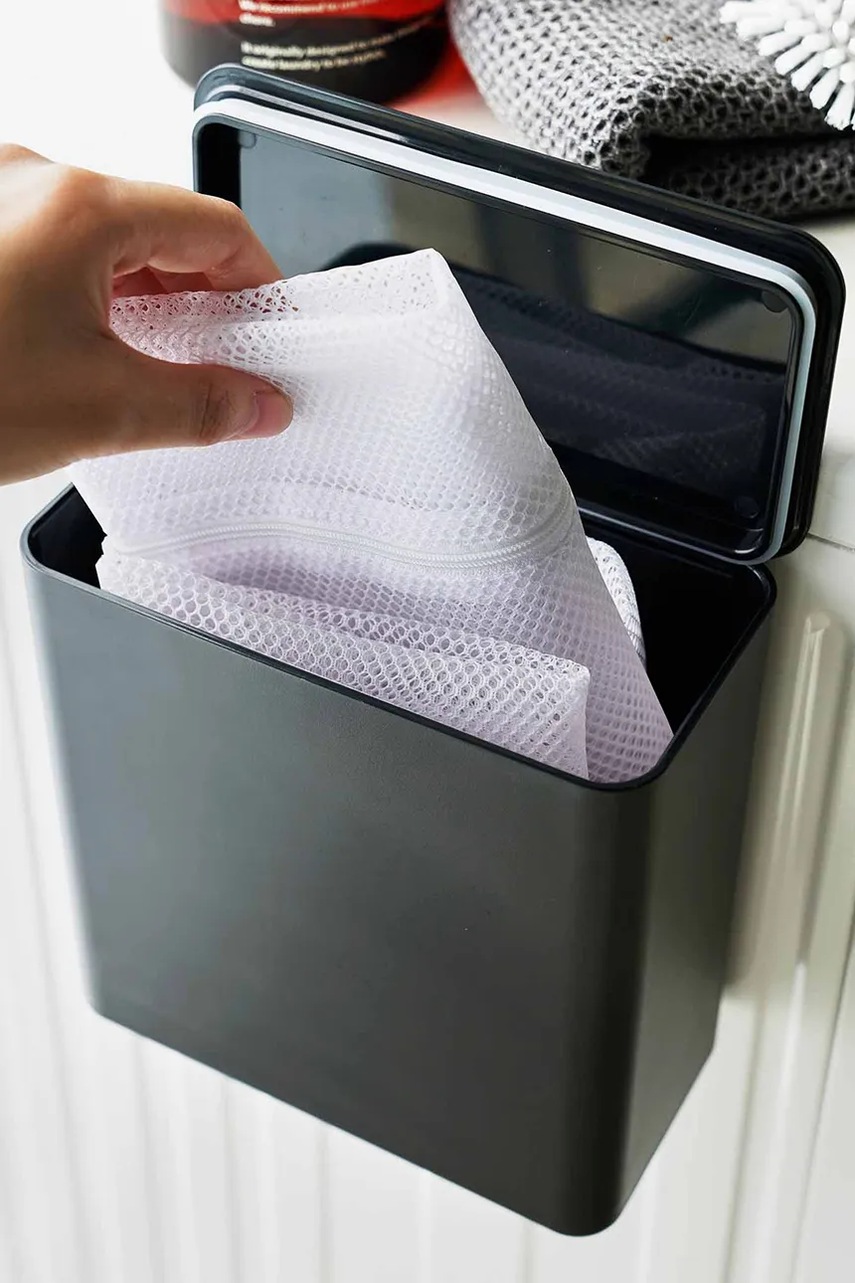 Yamazaki δοχείο για αποθήκευση από πλαστικό 17 x 9,5 x 17 cm φωτογραφία