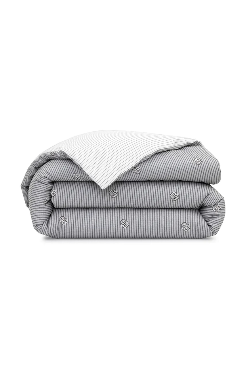 BOSS husă pilotă de bumbac DOUBLEB 140 x 200 cm culoarea gri