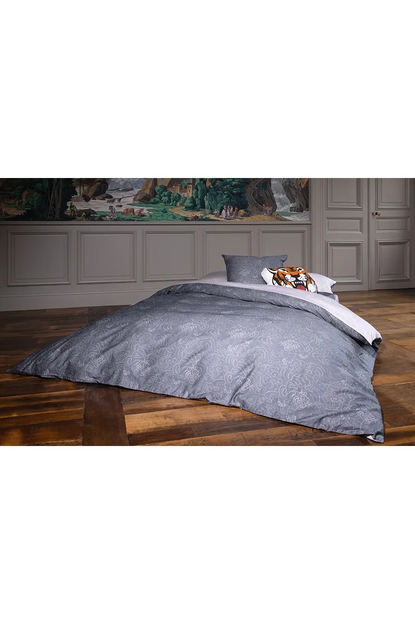 Βαμβακερή μαξιλαροθήκη Kenzo KASTRAL 65 x 65 cm χρώμα: γκρι φωτογραφία