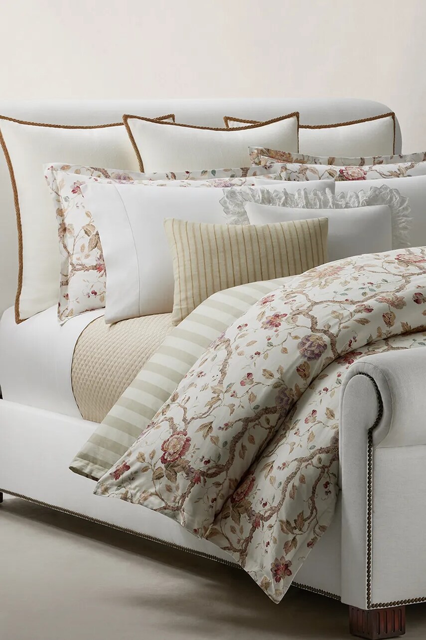 Хлопковый пододеяльник Ralph Lauren ELSIE Cream 140 x 200 cm Хлопковый пододеяльник Ralph Lauren ELSIE Cream 140 x 200 cm