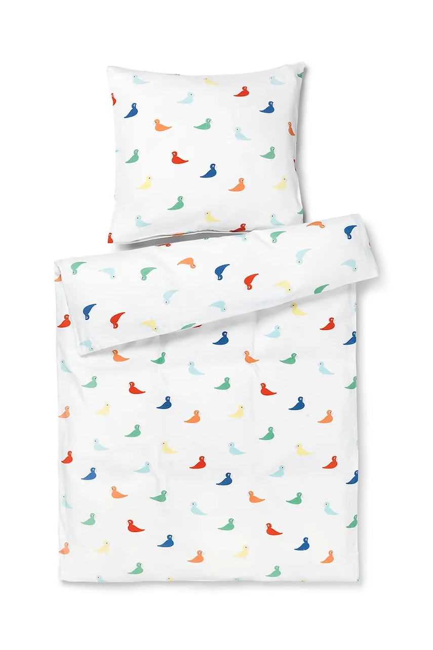 Kay Bojesen set de lenjerie de pat din bumbac pentru copii Songbird junior 100 x 140 cm