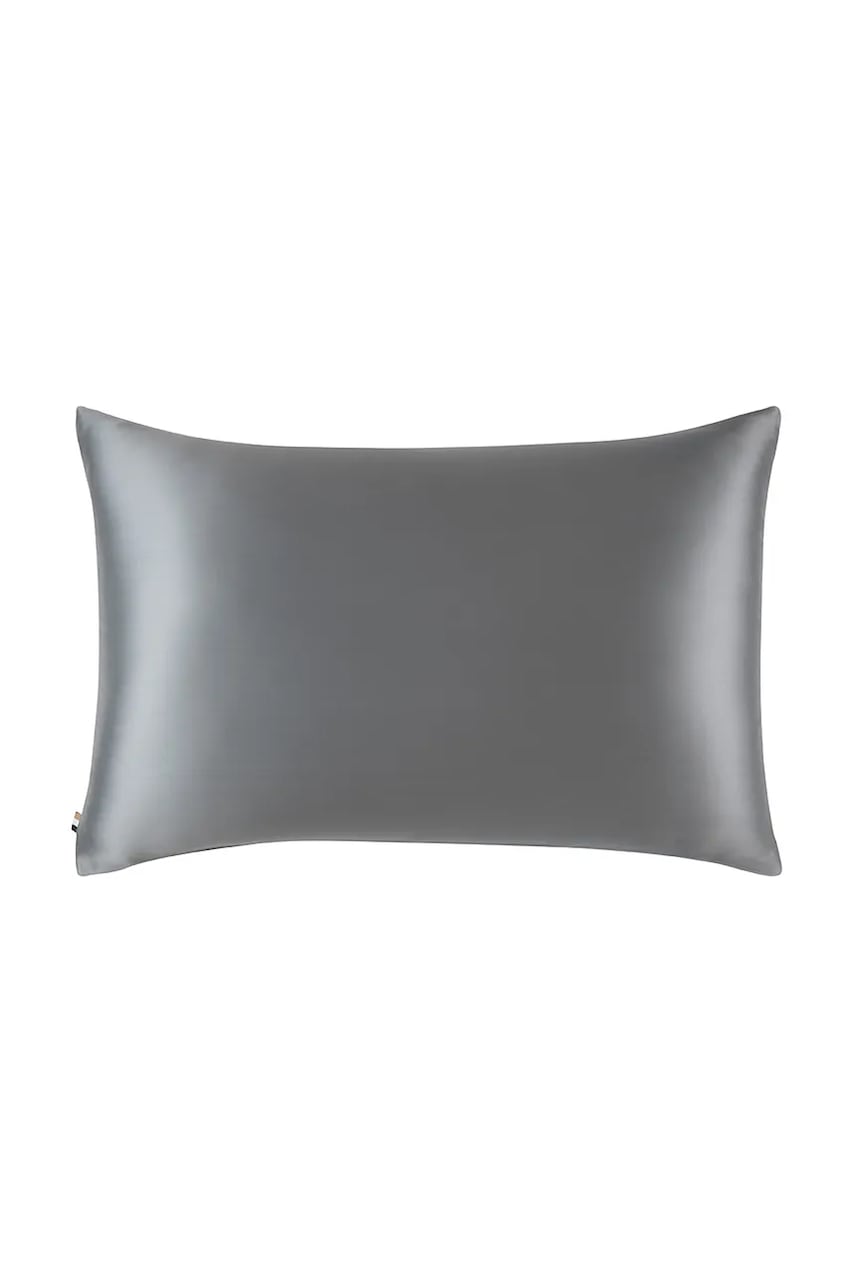 BOSS față de pernă de mătase SILKSHAM Dove 50 x 75 cm culoarea gri