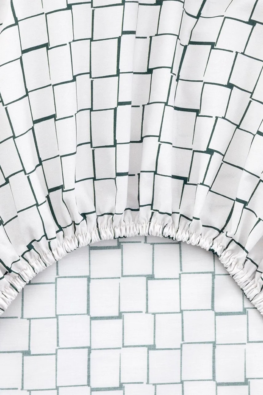 Хлопковая простыня с резинкой Lacoste L BLOCK Vert 160 x 200 cm цвет зелёный Хлопковая простыня с резинкой Lacoste L BLOCK Vert 160 x 200 cm цвет зелёный