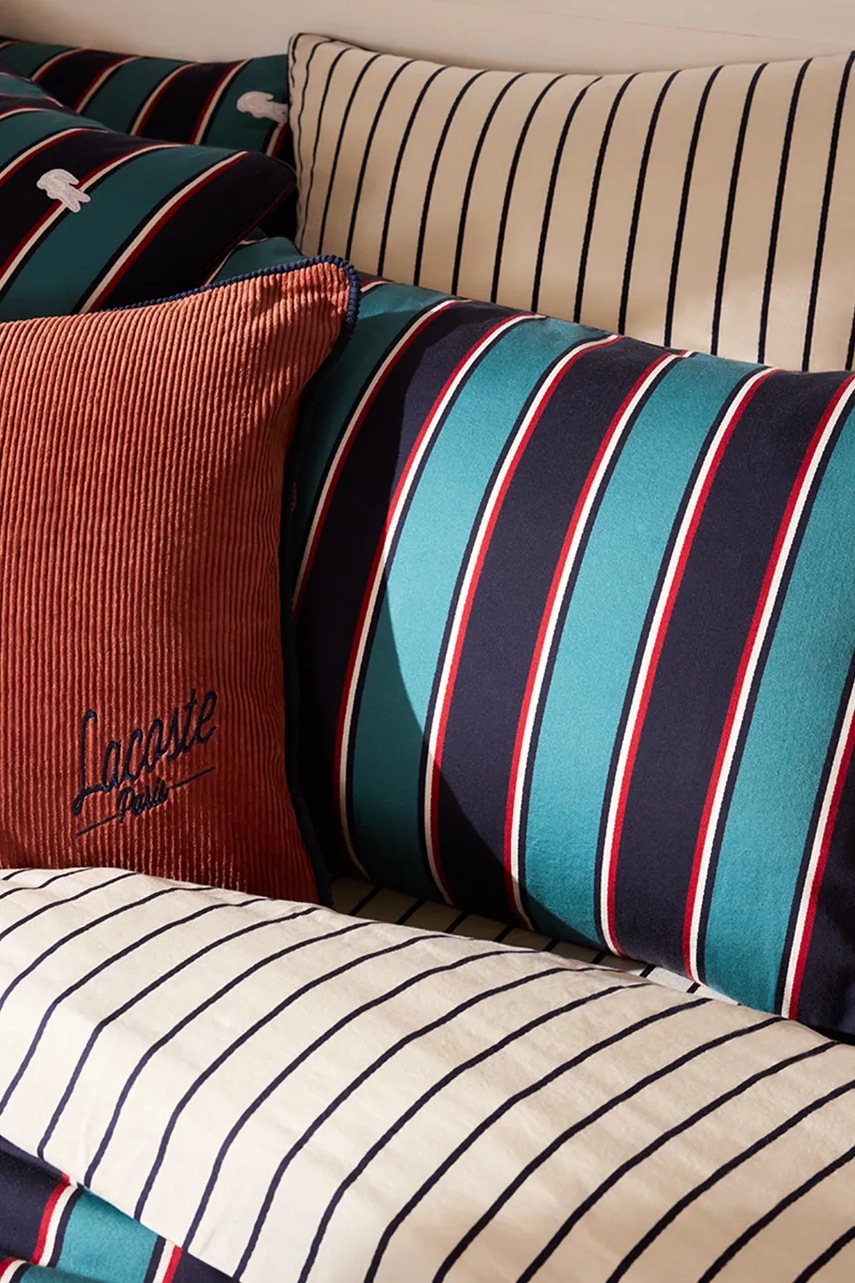 Βαμβακερή μαξιλαροθήκη Lacoste L BOLD 60 x 80 cm φωτογραφία
