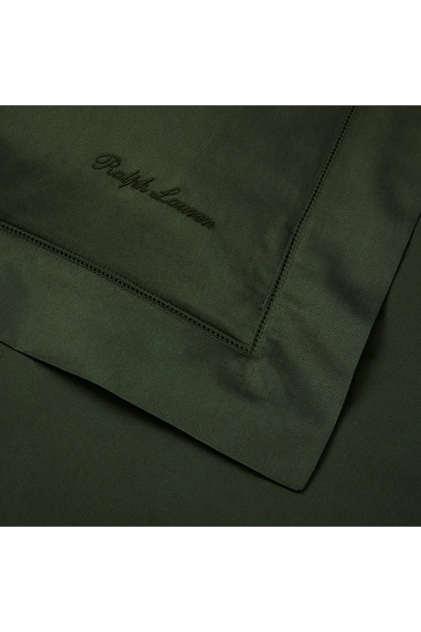 Bavlněný povlak na přikrývku Ralph Lauren RL624 Dark Green 200 x 200 cm