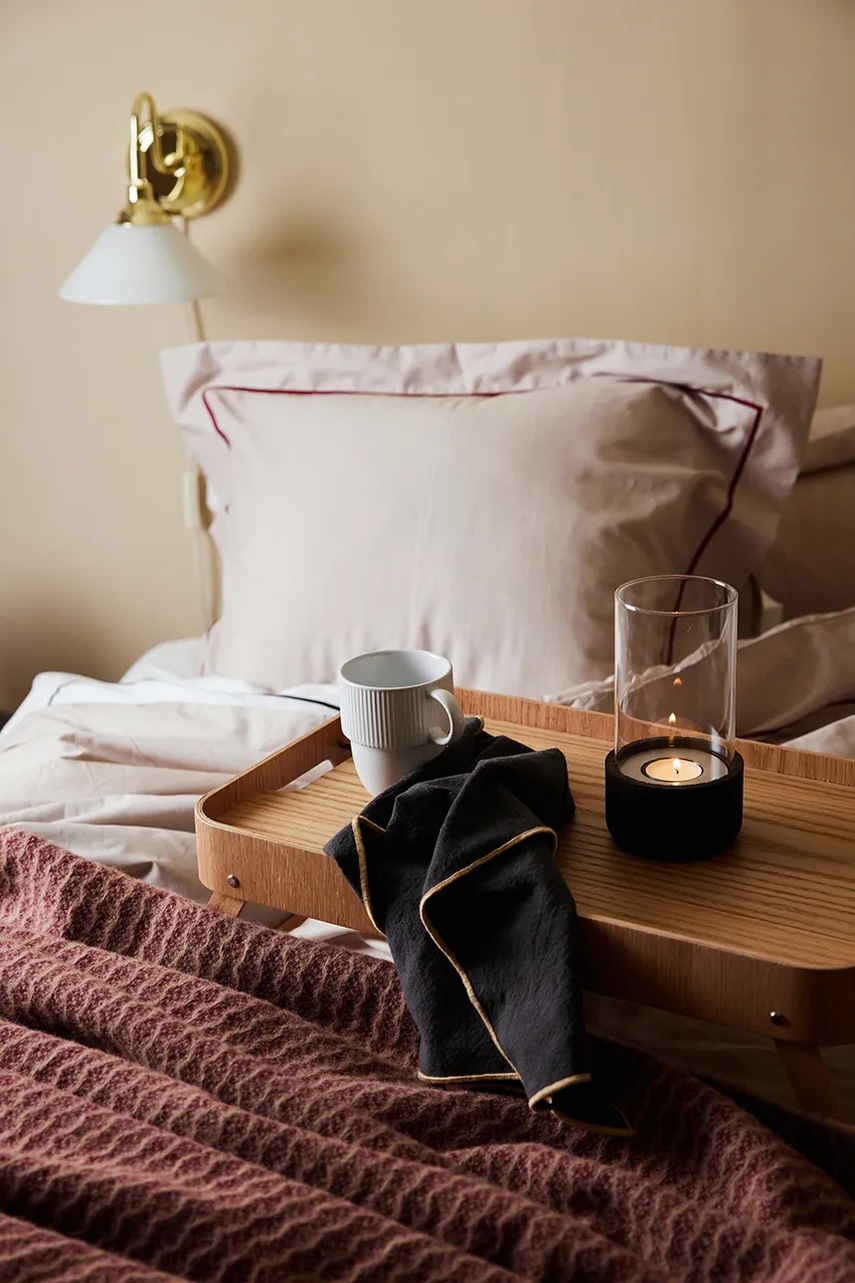 Βαμβακερή μαξιλαροθήκη Sagaform Carl 50 x 60 cm χρώμα: μπεζ φωτογραφία