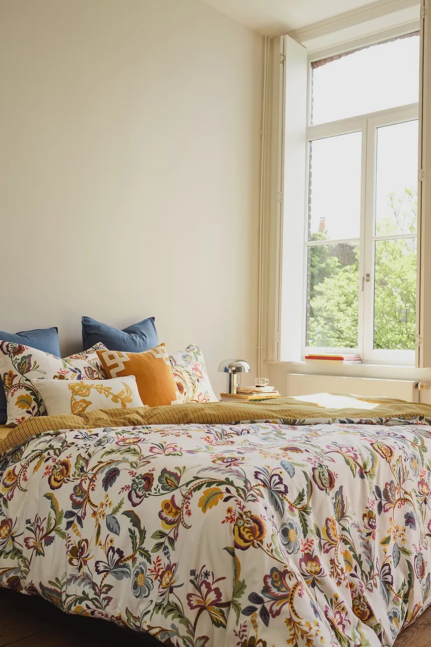 Βαμβακερή μαξιλαροθήκη Olivier Desforges GIRANDOL 50 x 75 cm φωτογραφία