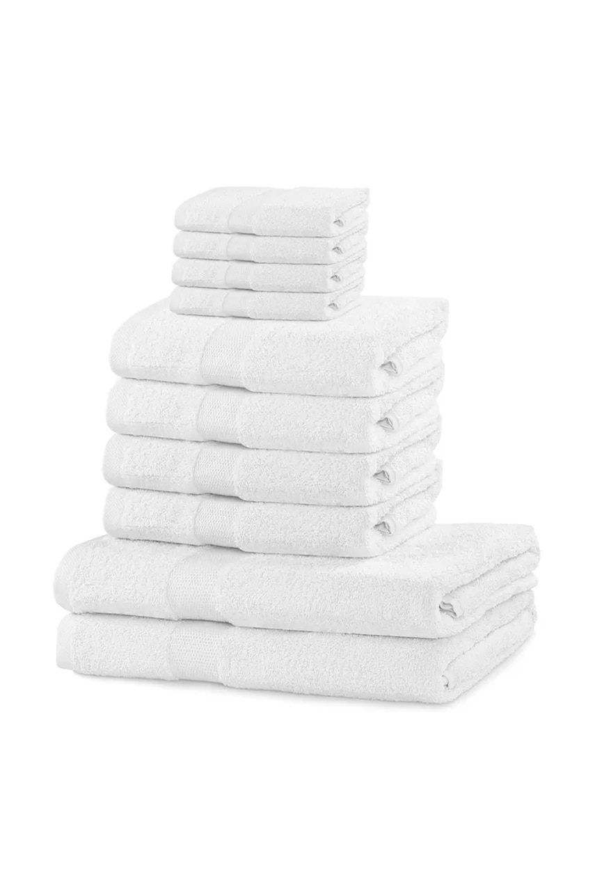 home & lifestyle set de prosoape Marina 10-pack culoarea alb, 0