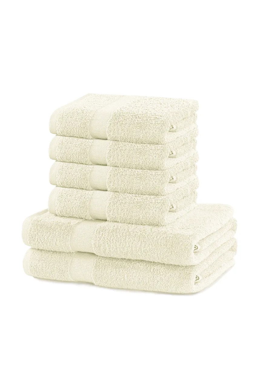 home & lifestyle set de prosoape Marina 6-pack culoarea bej, 0 home & lifestyle set de prosoape Marina 6-pack culoarea bej, 0