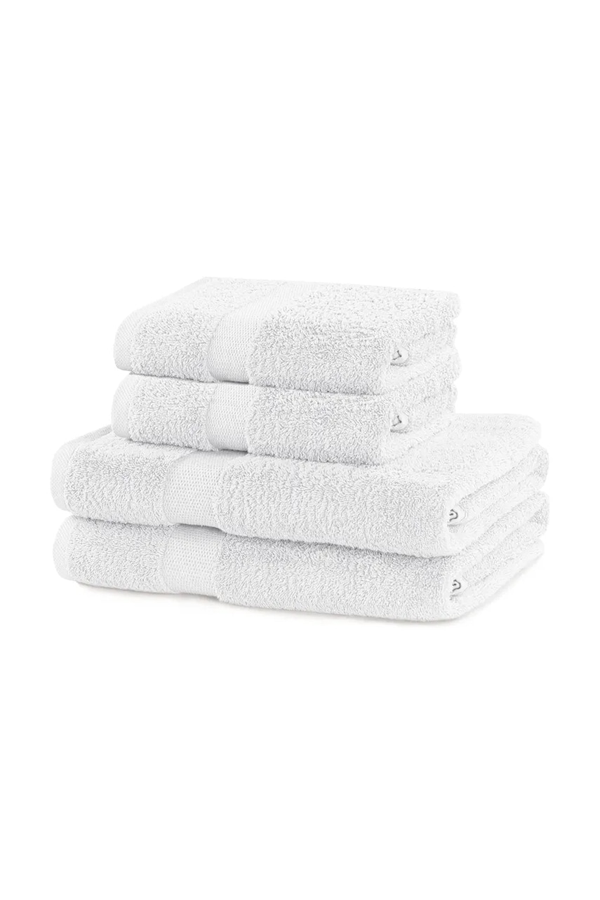 home & lifestyle set de prosoape Marina 4-pack culoarea alb, 0 home & lifestyle set de prosoape Marina 4-pack culoarea alb, 0