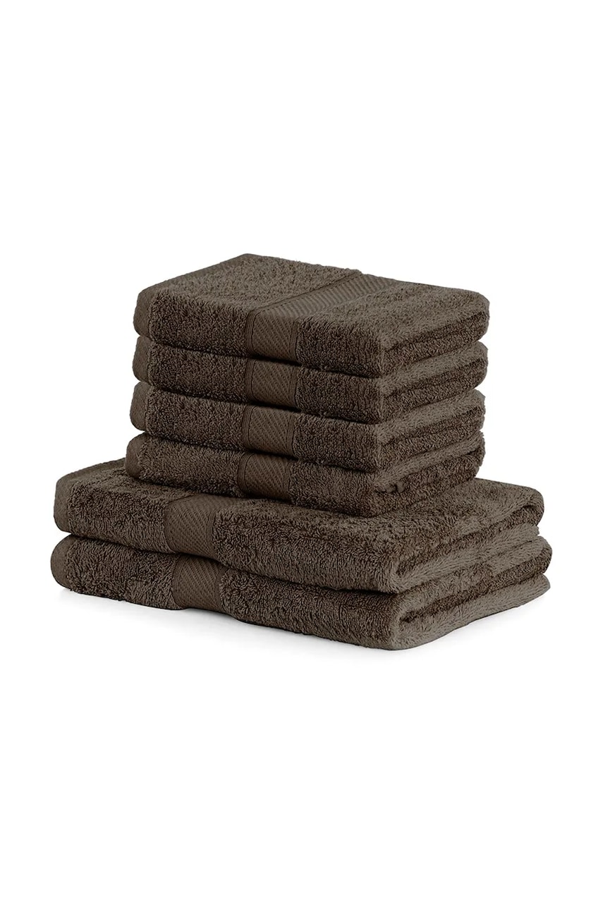 home & lifestyle set de prosoape Bamby 6-pack culoarea maro, 0 home & lifestyle set de prosoape Bamby 6-pack culoarea maro, 0