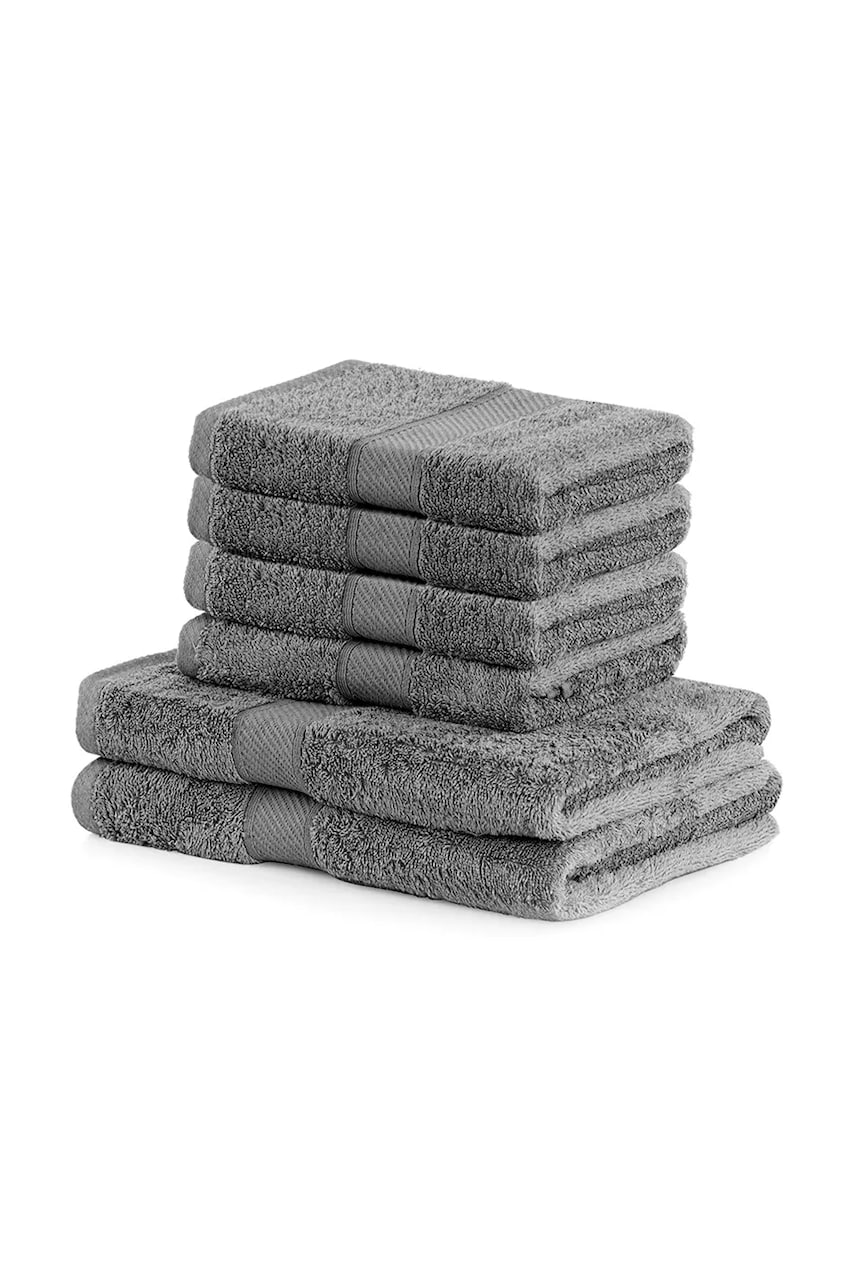 home & lifestyle set de prosoape Bamby 6-pack culoarea gri, 0 home & lifestyle set de prosoape Bamby 6-pack culoarea gri, 0