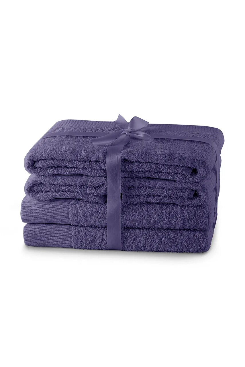 set de prosoape 6-pack culoarea violet