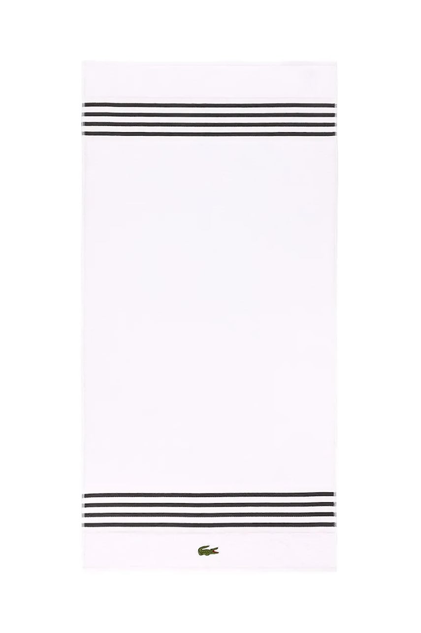 Lacoste prosop din bumbac LCOURTLI Bitume 70 x 140 cm culoarea gri