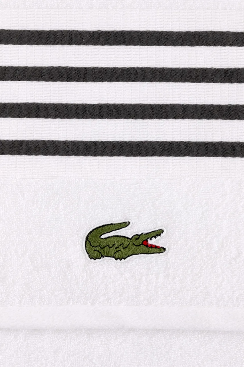 Хлопковое полотенце Lacoste LCOURTLI Bitume 70 x 140 cm цвет серый Хлопковое полотенце Lacoste LCOURTLI Bitume 70 x 140 cm цвет серый