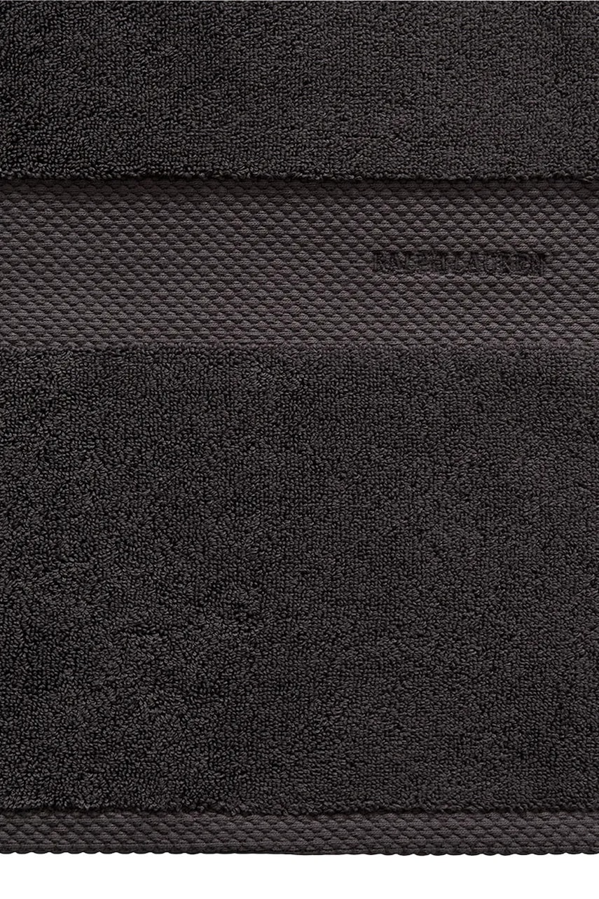 Хлопковое полотенце Ralph Lauren AVENUE Graphite 75 x 137 cm цвет серый Хлопковое полотенце Ralph Lauren AVENUE Graphite 75 x 137 cm цвет серый