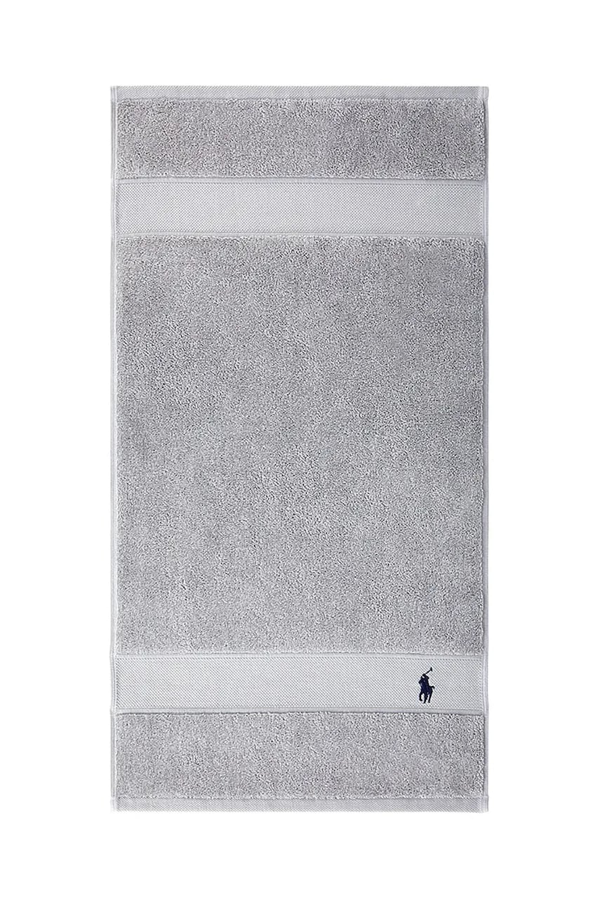 Levně Bavlněný ručník Ralph Lauren Polo Player Andover Heather 45 x 75 cm šedá barva