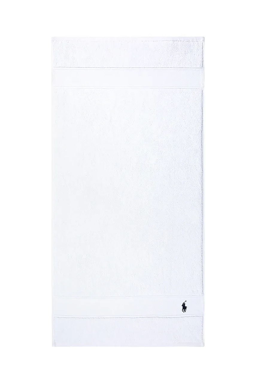 Хлопковое полотенце Ralph Lauren Polo Player White 55 x 100 cm цвет белый Хлопковое полотенце Ralph Lauren Polo Player White 55 x 100 cm цвет белый