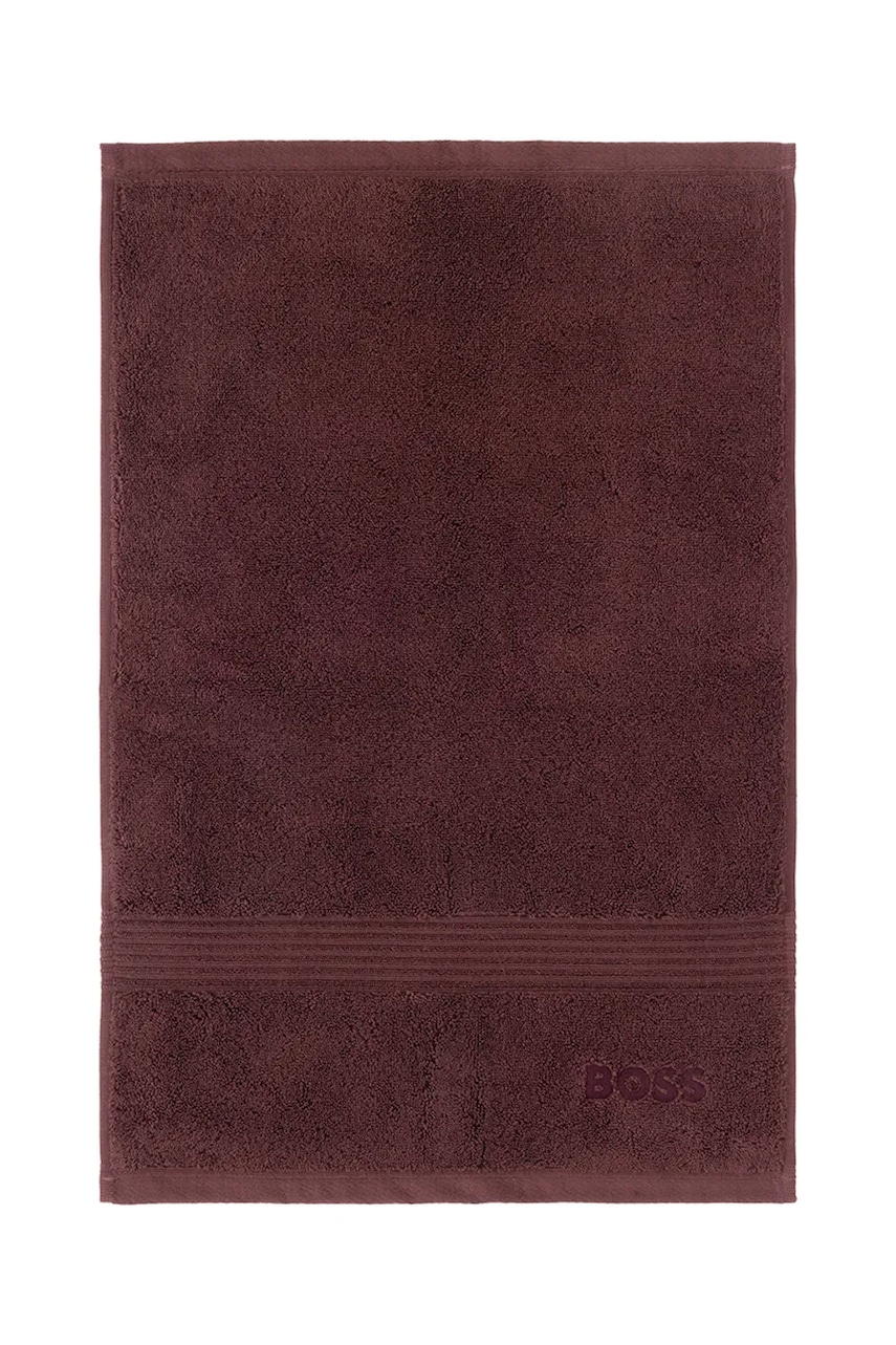 BOSS prosop din bumbac LOFT Brownie 40 x 60 cm culoarea bordo