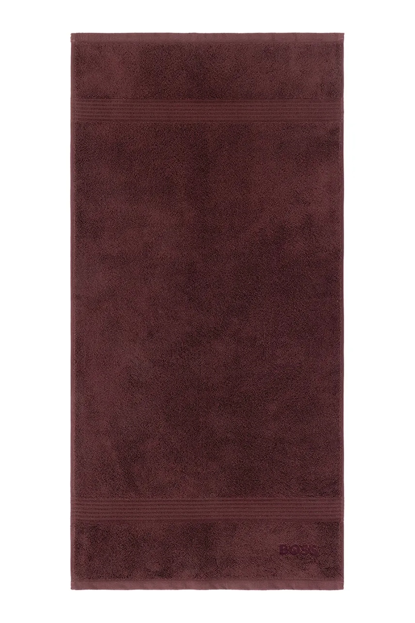 BOSS prosop din bumbac LOFT Brownie 50 x 100 cm culoarea bordo