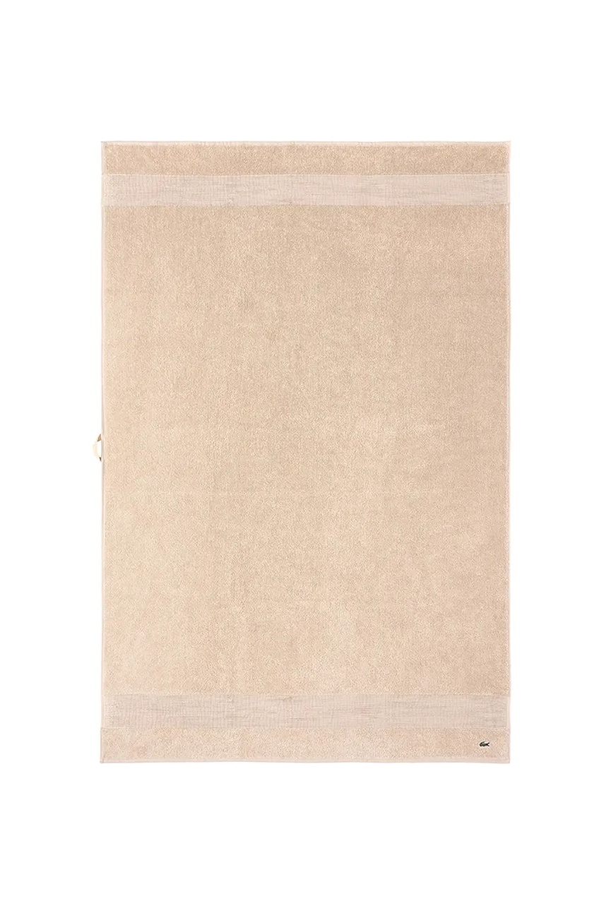 Lacoste prosop mediu din bumbac L LECROCO Cappuccino 100 x 150 cm culoarea bej