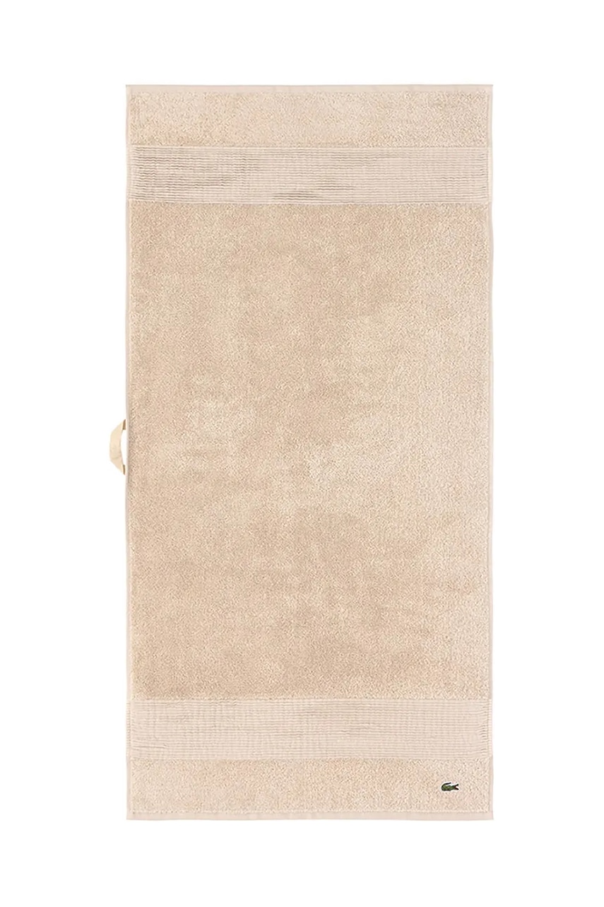 Lacoste prosop mediu din bumbac L LECROCO Cappuccino 50 x 100 cm culoarea bej